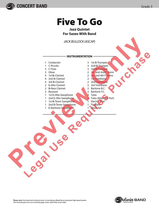 Five to Go Sax Section Feature 樂節 | 小雅音樂 Hsiaoya Music