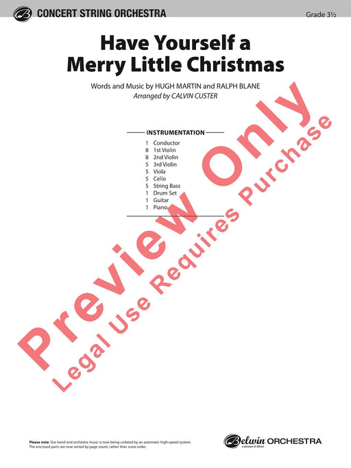 Have Yourself a Merry Little Christmas 總譜 | 小雅音樂 Hsiaoya Music