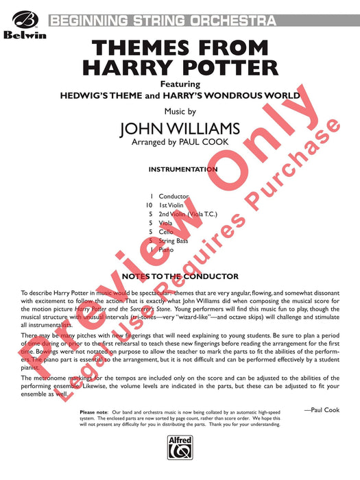 Themes from Harry Potter Featuring: Hedwig's Theme / Harry's Wondrous World 主題 總譜 | 小雅音樂 Hsiaoya Music