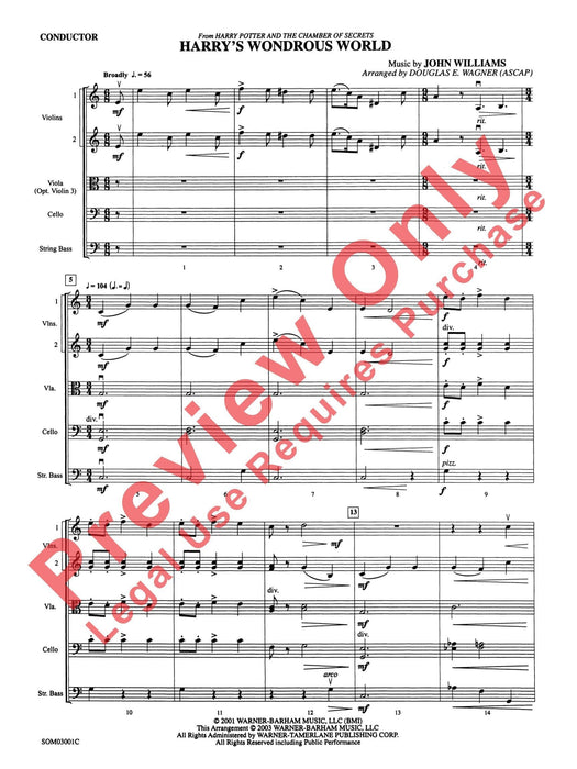 Harry's Wondrous World (from Harry Potter and the Chamber of Secrets) 總譜 | 小雅音樂 Hsiaoya Music