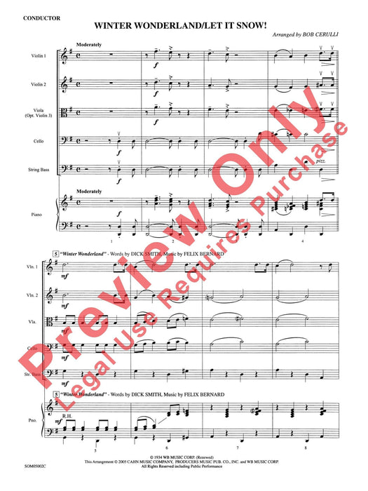 Winter Wonderland / Let It Snow! 總譜 | 小雅音樂 Hsiaoya Music