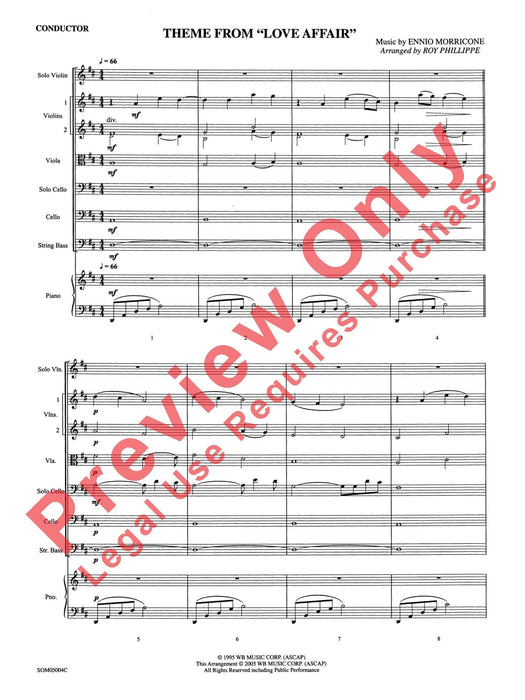 Love Affair, Theme from 主題 總譜 | 小雅音樂 Hsiaoya Music