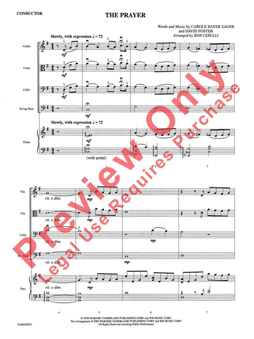 The Prayer 總譜 | 小雅音樂 Hsiaoya Music