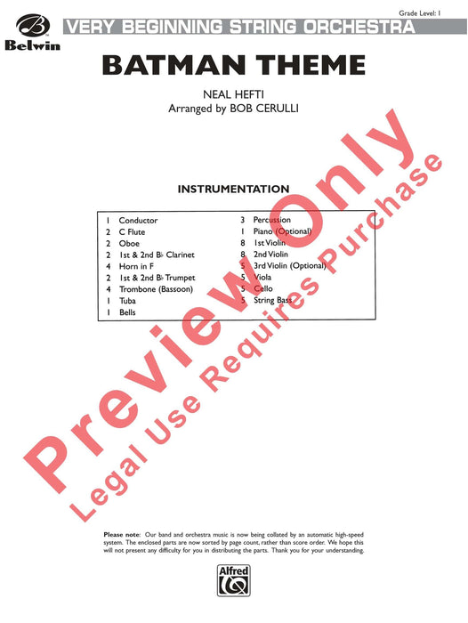 Batman Theme from the original TV series 主題 總譜 | 小雅音樂 Hsiaoya Music