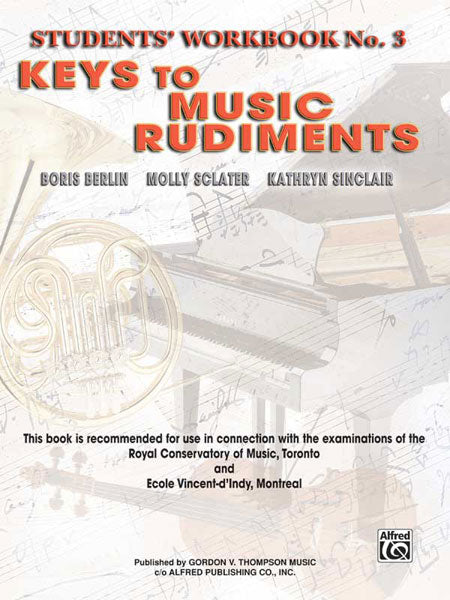 Keys to Music Rudiments: Students' Workbook No. 3 | 小雅音樂 Hsiaoya Music