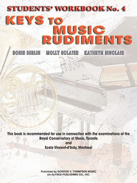 Keys to Music Rudiments: Students' Workbook No. 4 | 小雅音樂 Hsiaoya Music