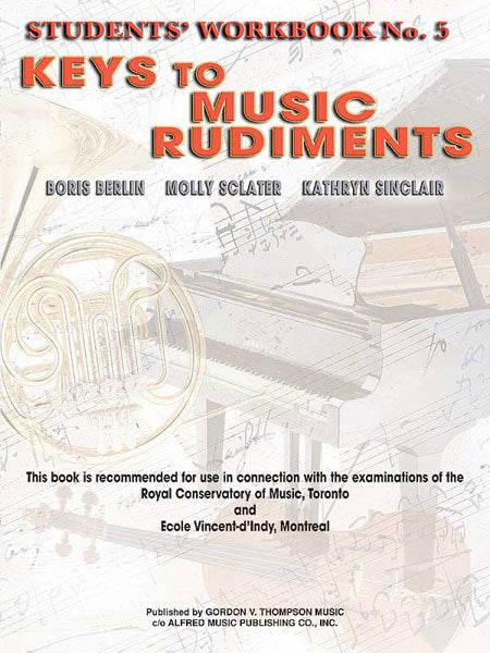 Keys to Music Rudiments: Students' Workbook No. 5 | 小雅音樂 Hsiaoya Music