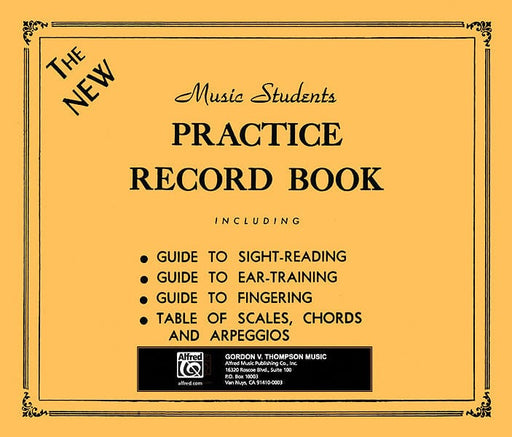 The New Music Students Practice Record Book | 小雅音樂 Hsiaoya Music