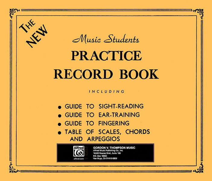 The New Music Students Practice Record Book | 小雅音樂 Hsiaoya Music