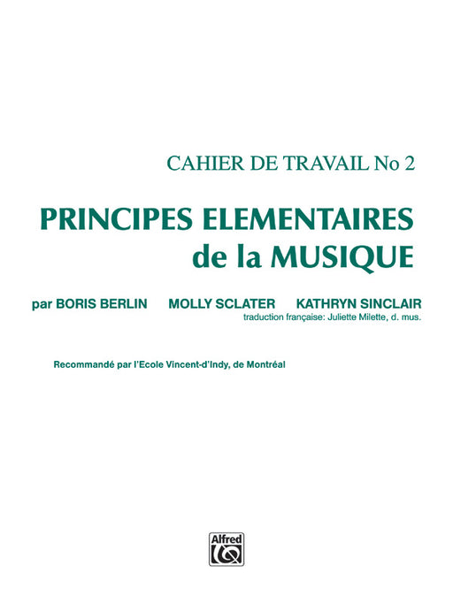 Principes Élémentaires de la Musique (Keyboard Theory Workbooks), Volume 2 鍵盤樂器 | 小雅音樂 Hsiaoya Music
