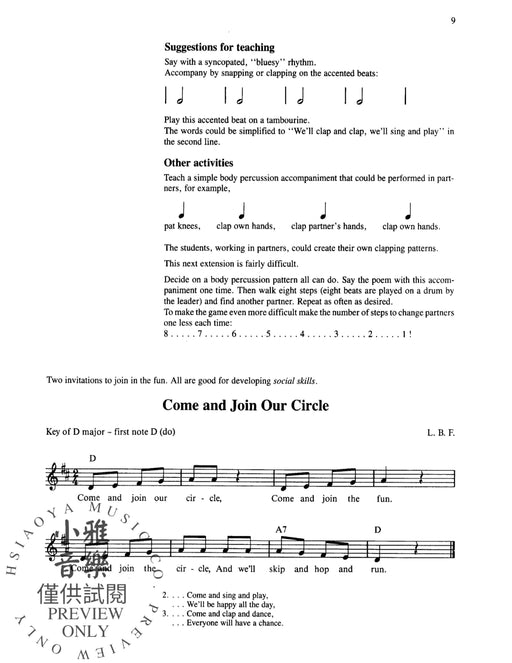 Come on Everybody, Let's Sing! | 小雅音樂 Hsiaoya Music