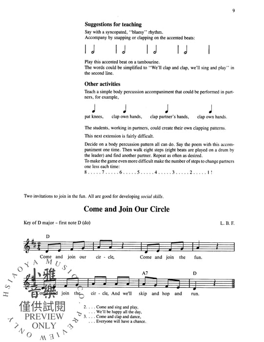 Come on Everybody, Let's Sing! | 小雅音樂 Hsiaoya Music