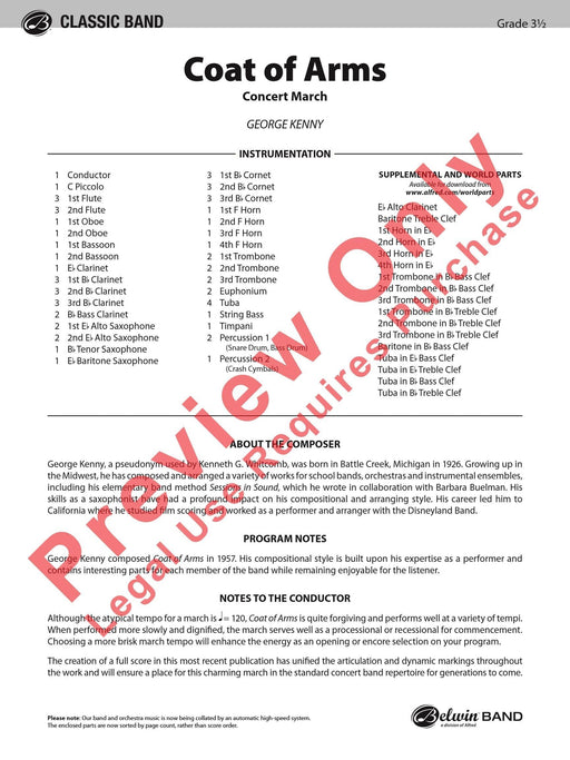 Coat Of Arms 總譜 | 小雅音樂 Hsiaoya Music