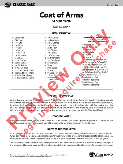 Coat Of Arms 總譜 | 小雅音樂 Hsiaoya Music