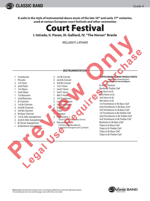 Court Festival 總譜 | 小雅音樂 Hsiaoya Music