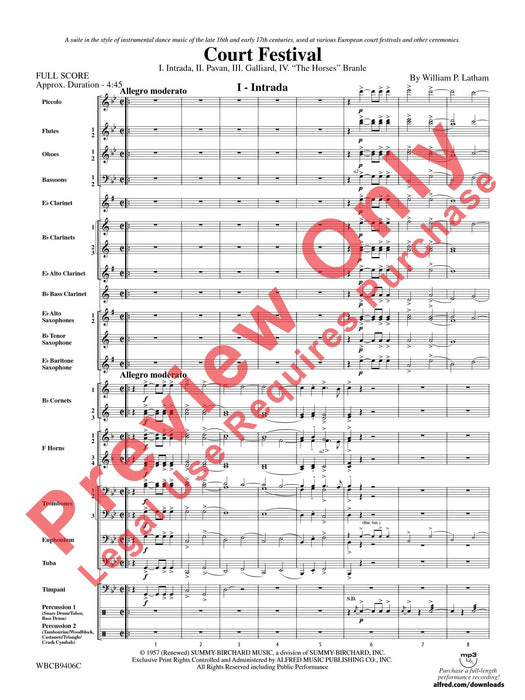 Court Festival 總譜 | 小雅音樂 Hsiaoya Music