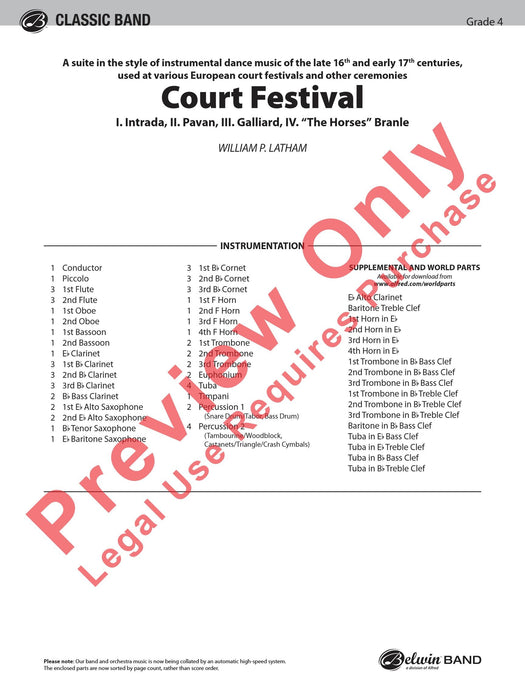 Court Festival (Suite for Concert Band) 組曲 室內管樂團 | 小雅音樂 Hsiaoya Music