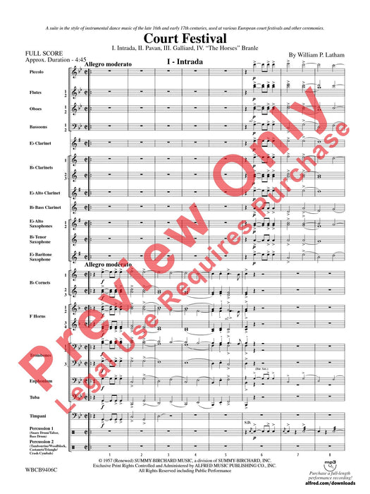 Court Festival (Suite for Concert Band) 組曲 室內管樂團 | 小雅音樂 Hsiaoya Music