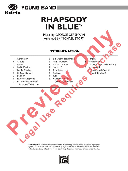 Rhapsody In Blue 蓋希文 藍色狂想曲 總譜 | 小雅音樂 Hsiaoya Music