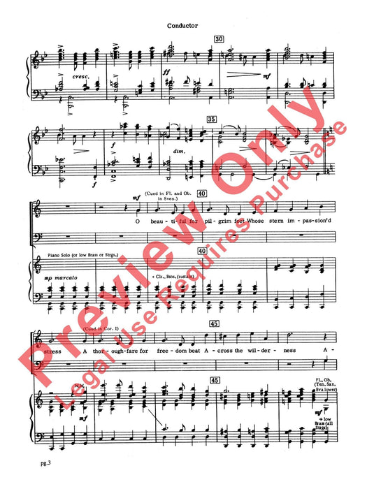 From Sea to Shining Sea A Fantasy Based on "America the Beautiful" 幻想曲 總譜 | 小雅音樂 Hsiaoya Music