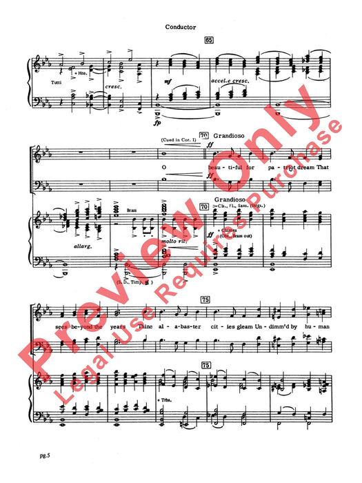 From Sea to Shining Sea A Fantasy Based on "America the Beautiful" 幻想曲 總譜 | 小雅音樂 Hsiaoya Music