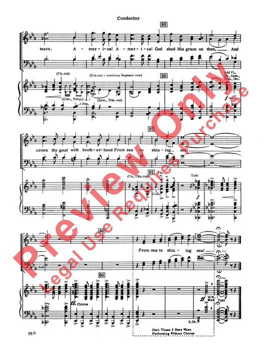 From Sea to Shining Sea A Fantasy Based on "America the Beautiful" 幻想曲 總譜 | 小雅音樂 Hsiaoya Music