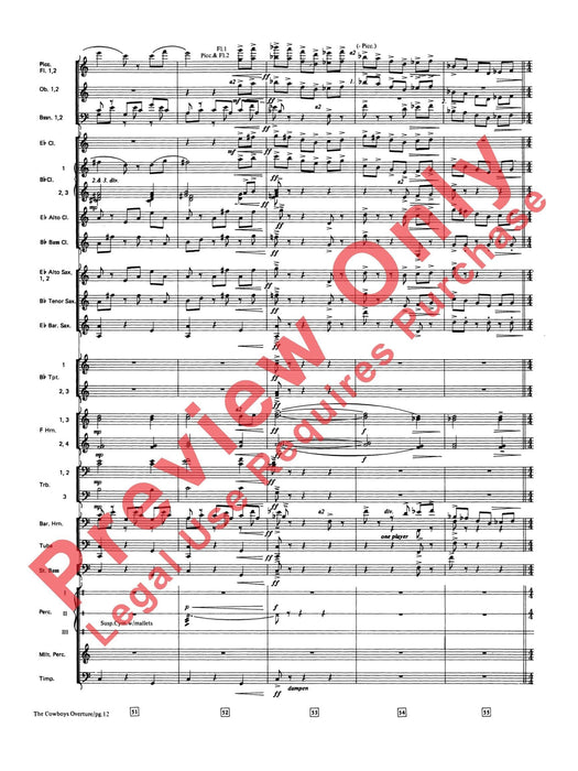 The Cowboys 總譜 | 小雅音樂 Hsiaoya Music