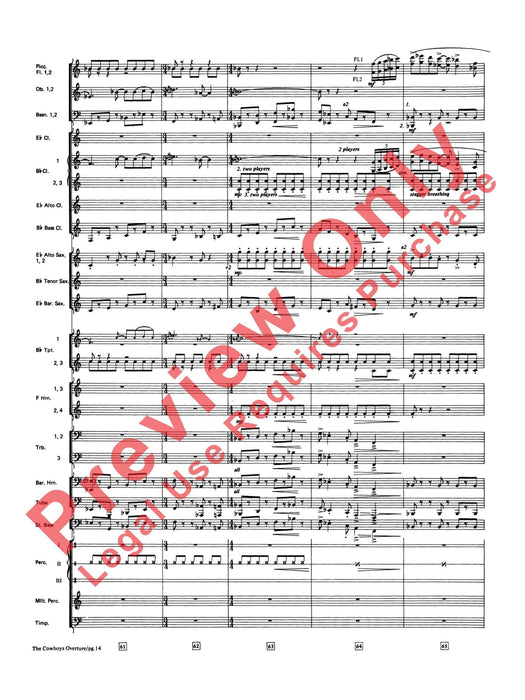 The Cowboys 總譜 | 小雅音樂 Hsiaoya Music