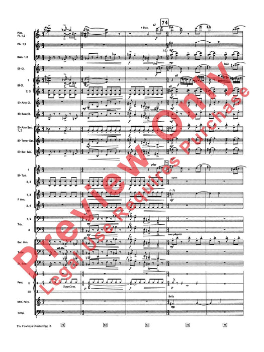 The Cowboys 總譜 | 小雅音樂 Hsiaoya Music