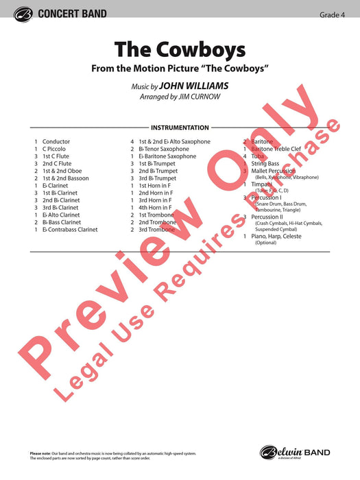 The Cowboys 總譜 | 小雅音樂 Hsiaoya Music