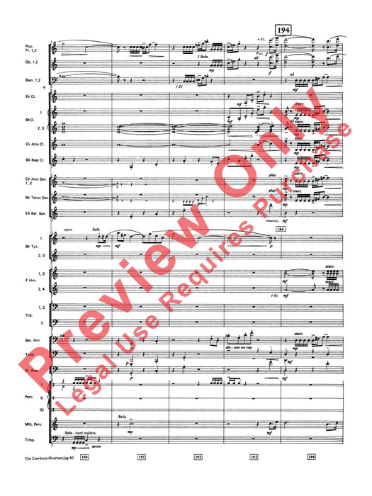 The Cowboys 總譜 | 小雅音樂 Hsiaoya Music