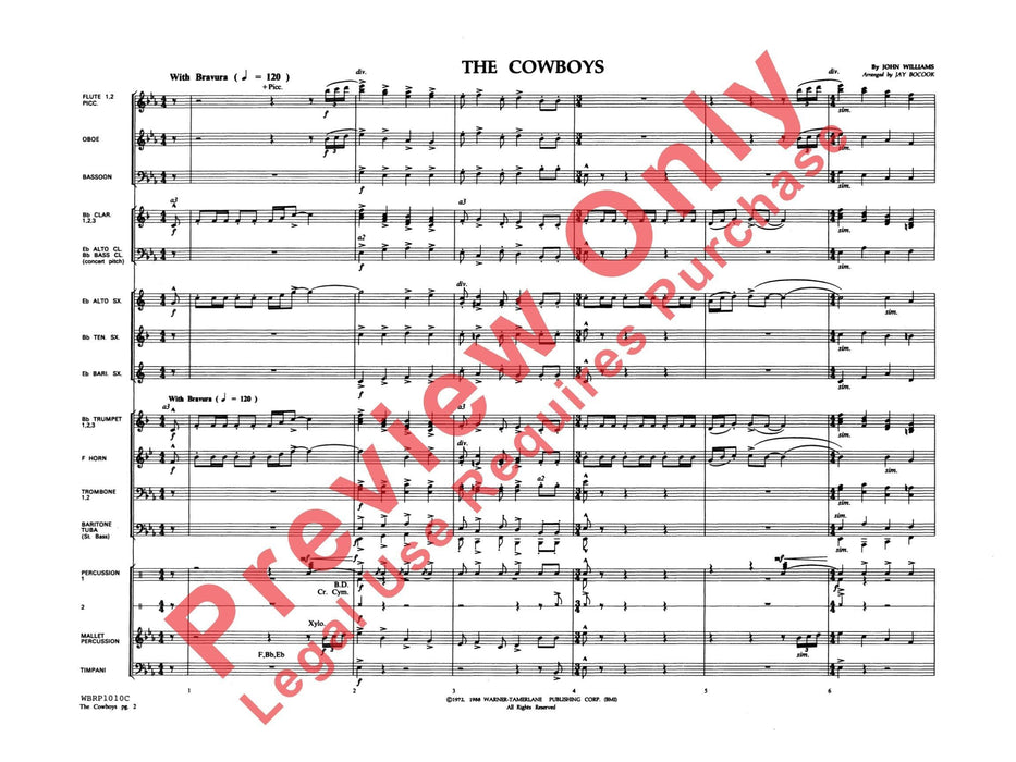 The Cowboys 總譜 | 小雅音樂 Hsiaoya Music