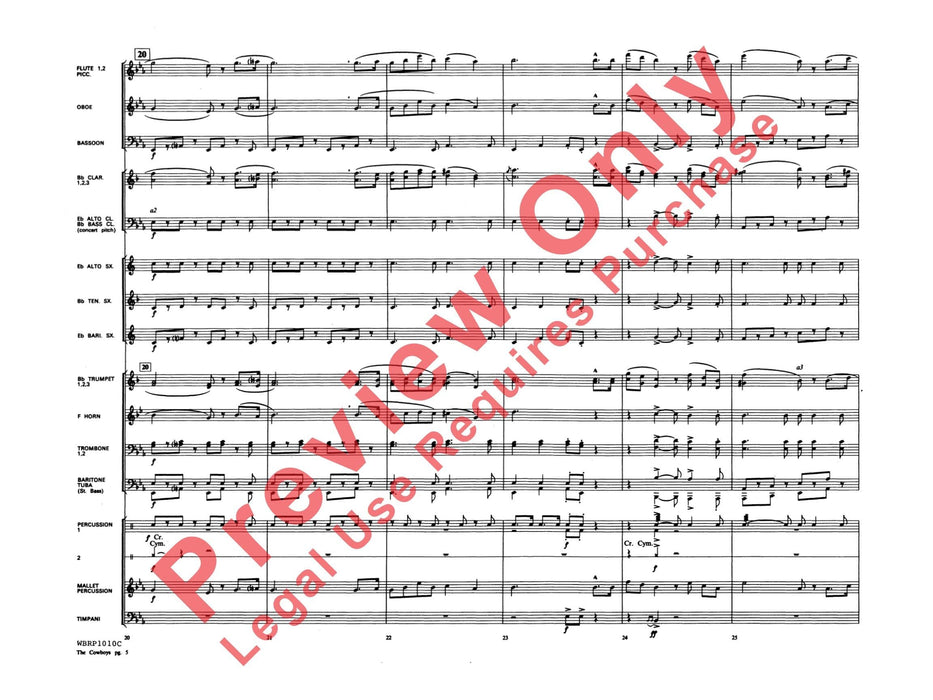 The Cowboys 總譜 | 小雅音樂 Hsiaoya Music