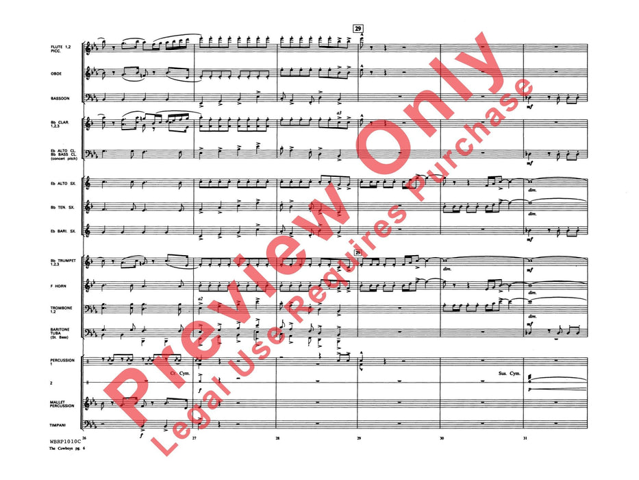 The Cowboys 總譜 | 小雅音樂 Hsiaoya Music