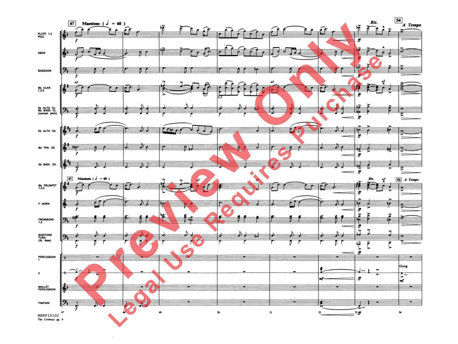 The Cowboys 總譜 | 小雅音樂 Hsiaoya Music