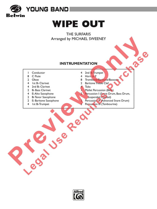 Wipe Out 總譜 | 小雅音樂 Hsiaoya Music