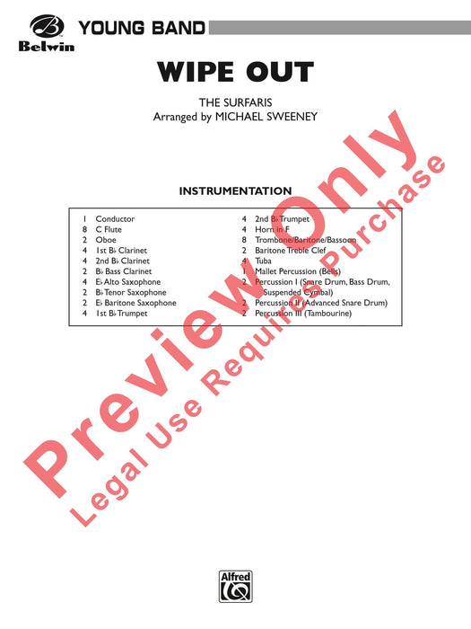 Wipe Out 總譜 | 小雅音樂 Hsiaoya Music