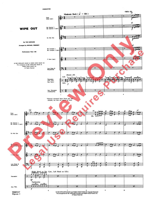 Wipe Out 總譜 | 小雅音樂 Hsiaoya Music