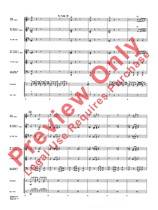 Wipe Out 總譜 | 小雅音樂 Hsiaoya Music