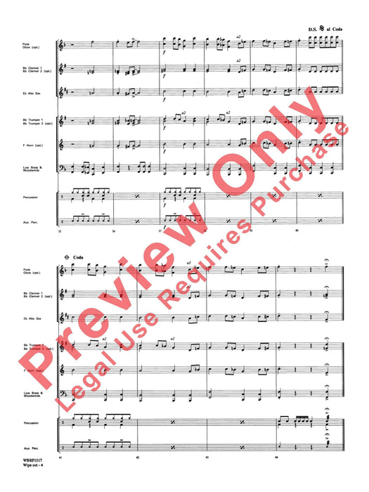 Wipe Out 總譜 | 小雅音樂 Hsiaoya Music