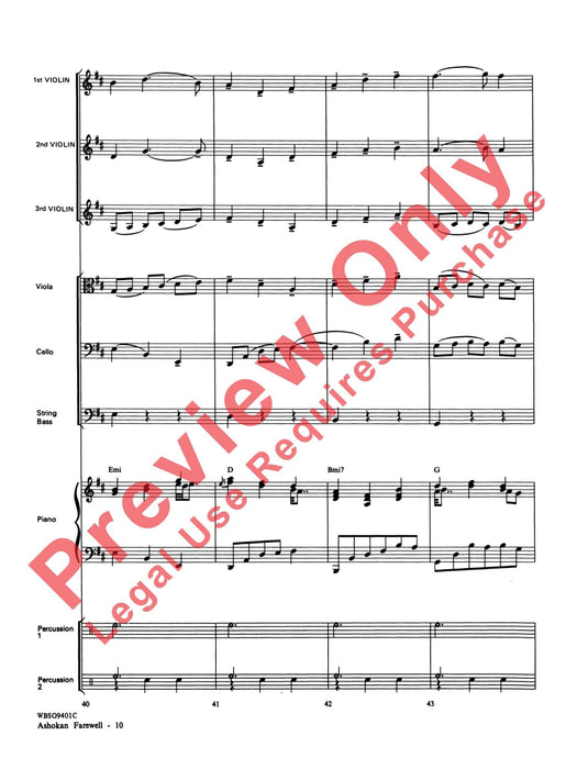 Ashokan Farewell 總譜 | 小雅音樂 Hsiaoya Music