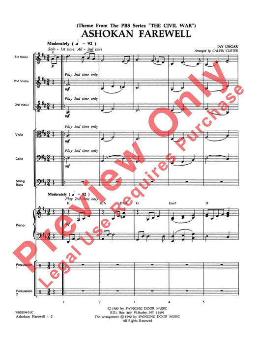 Ashokan Farewell (from "The Civil War") | 小雅音樂 Hsiaoya Music