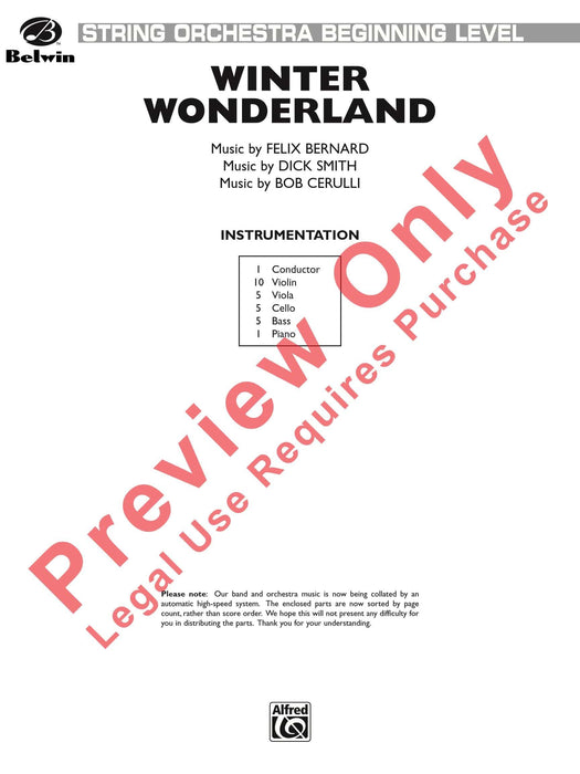 Winter Wonderland 總譜 | 小雅音樂 Hsiaoya Music