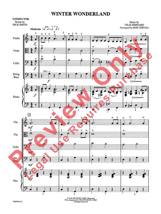 Winter Wonderland 總譜 | 小雅音樂 Hsiaoya Music