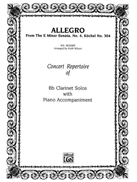 Allegro (from E Minor Sonata #4) 莫札特 快板 奏鳴曲 | 小雅音樂 Hsiaoya Music