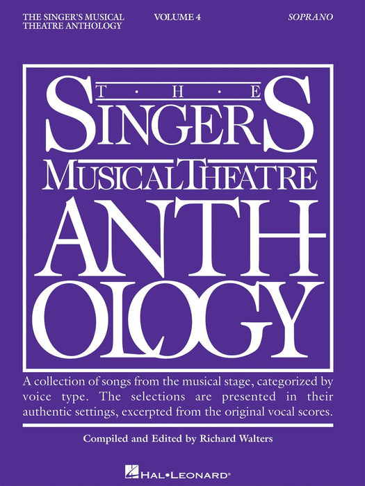 Singer's Musical Theatre Anthology - Volume 4 Soprano Book Only | 小雅音樂 Hsiaoya Music