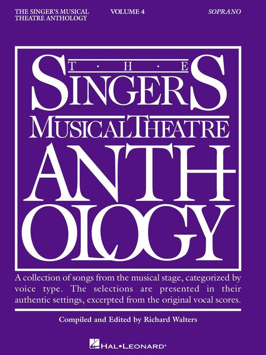 Singer's Musical Theatre Anthology - Volume 4 Soprano Book Only | 小雅音樂 Hsiaoya Music