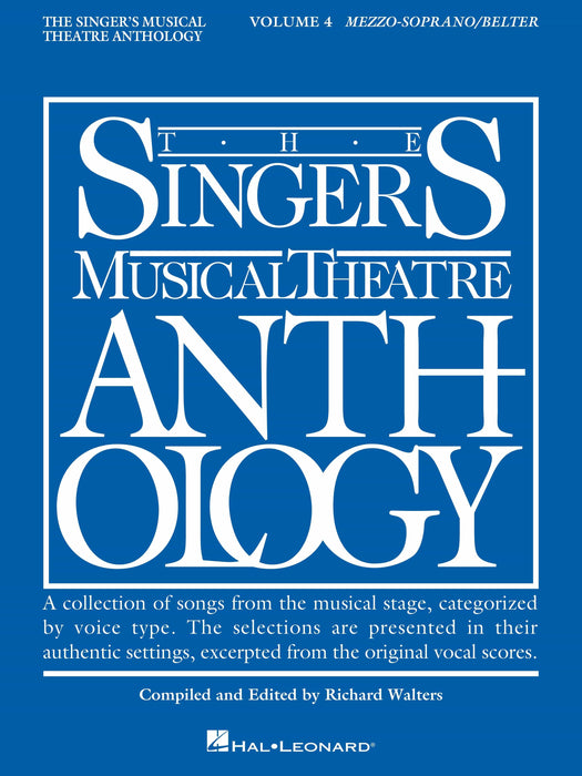 Singer's Musical Theatre Anthology - Volume 4 Mezzo-Soprano/Belter Book Only 次女高音 | 小雅音樂 Hsiaoya Music