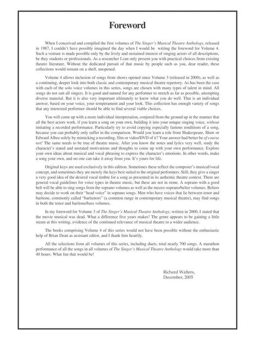 Singer's Musical Theatre Anthology - Volume 4 Tenor Book Only | 小雅音樂 Hsiaoya Music