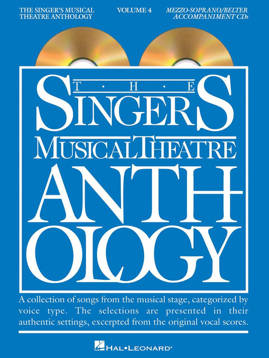 Singer's Musical Theatre Anthology - Volume 4 Mezzo-Soprano/Belter Accompaniment CDs 次女高音 伴奏 | 小雅音樂 Hsiaoya Music